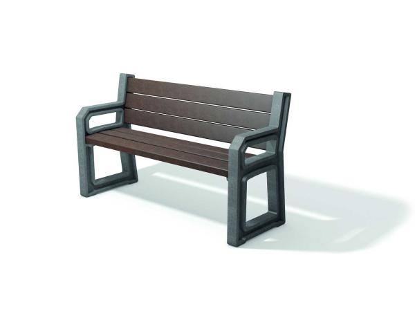 Senioren Sitzbank "Tarlo" mit Armlehne